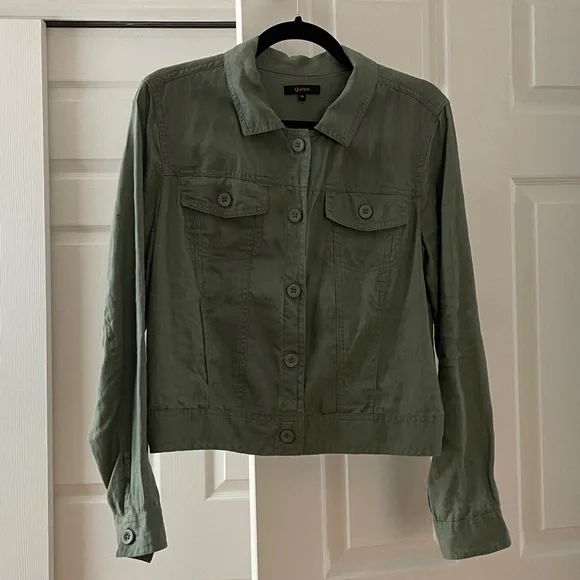 Quince 100% European Linen Jacket, Light Cargo - Picture 2 of 7